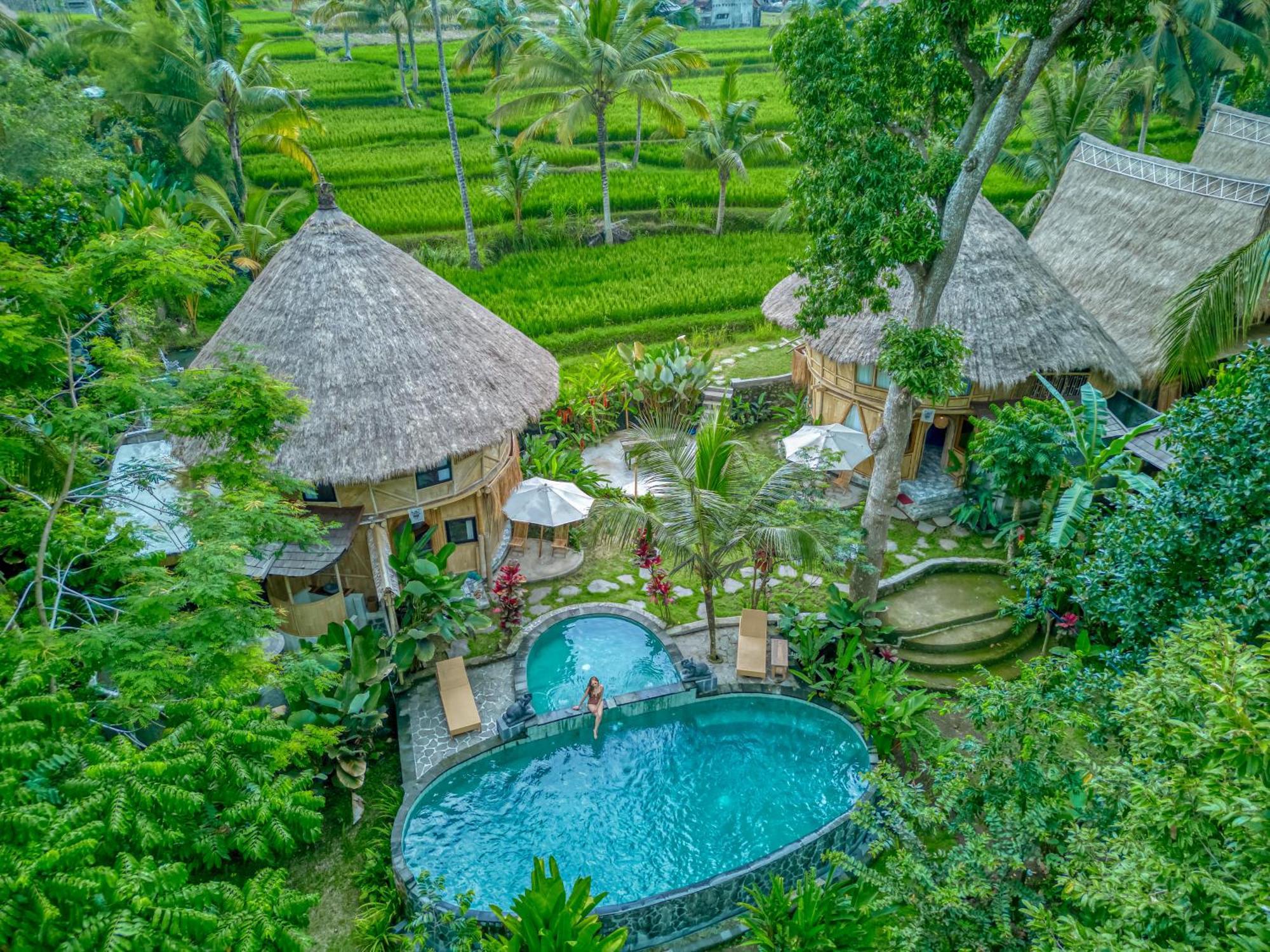 Bamboo Cabin Sanctuary By Nusantara Hospitality Убуд Екстер'єр фото